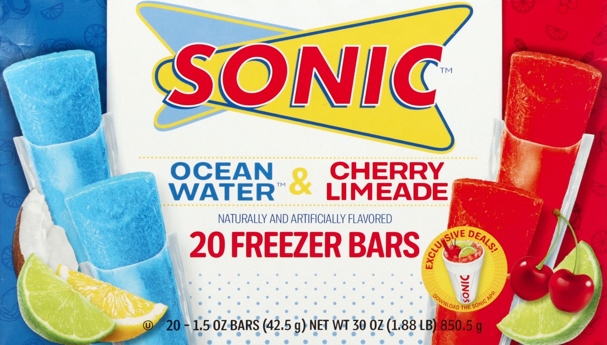 slide 1 of 4, Sonic Slush Bars, 20 ct