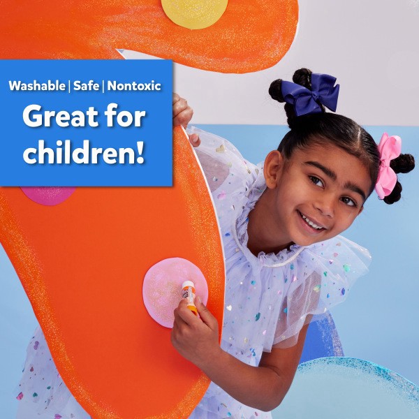 slide 5 of 7, Elmer's Color 'N Glitz Glue Sticks, 0.21Gm, Pack Of 4 Glue Sticks, 4 ct