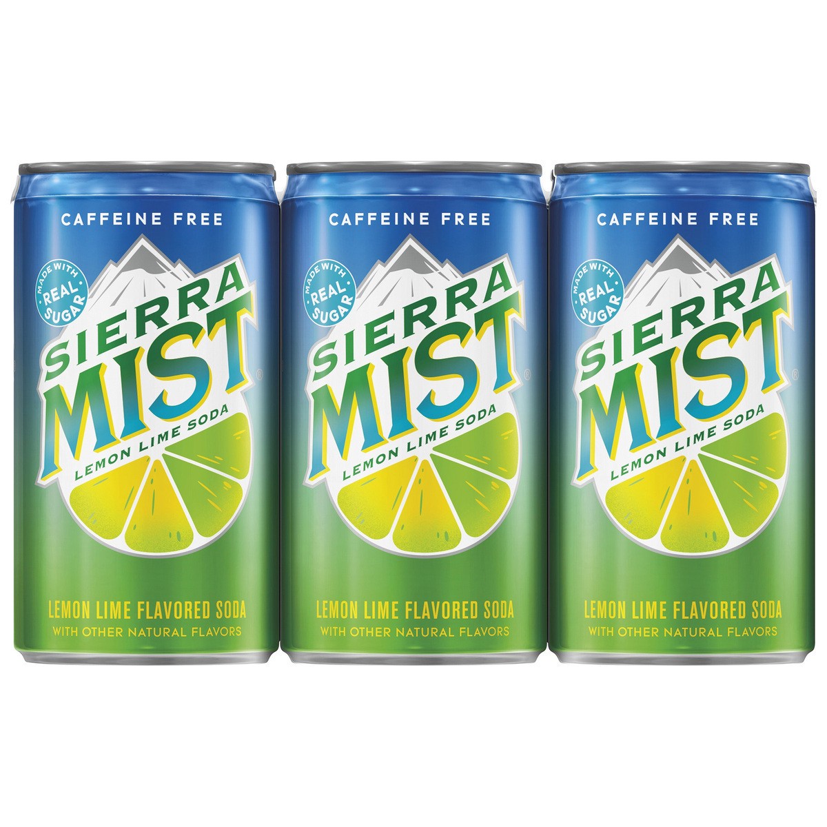 slide 6 of 9, Sierra Mist Lemon Lime Soda 7.5 Fluid Ounce Aluminum Can, 6 ct; 7.5 fl oz