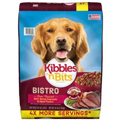 Kibbles ''n Bits Bistro Oven Roasted Beef, Spring Vegetable & Apple Flavors Dry Dog Food, 16 lb. Bag