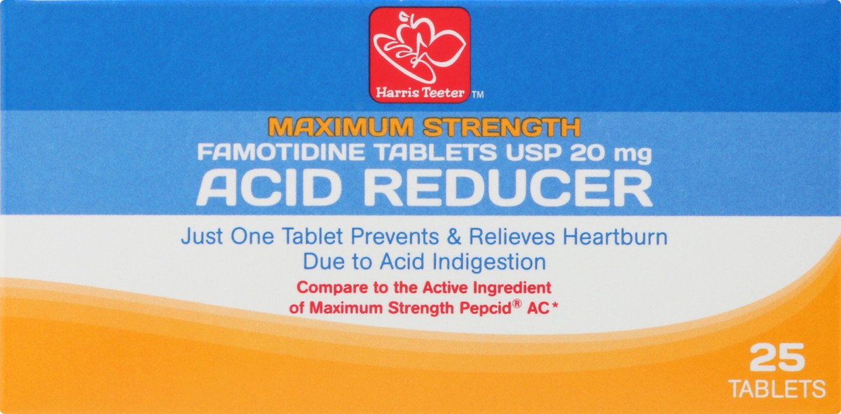 slide 3 of 12, Harris Teeter Max Ar Famotidine Tab, 25 ct