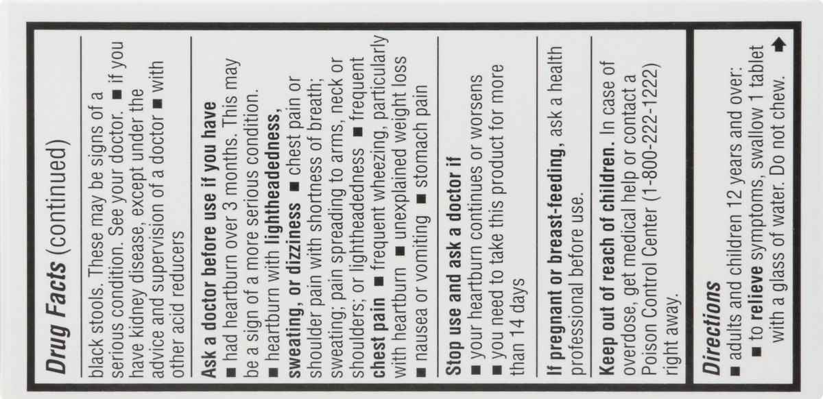 slide 9 of 12, Harris Teeter Max Ar Famotidine Tab, 25 ct
