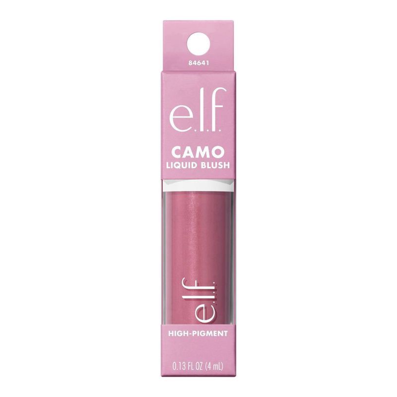 slide 13 of 13, e.l.f. Camo Liquid Blush, Bold-Faced Lilac, 0.13 fl oz
