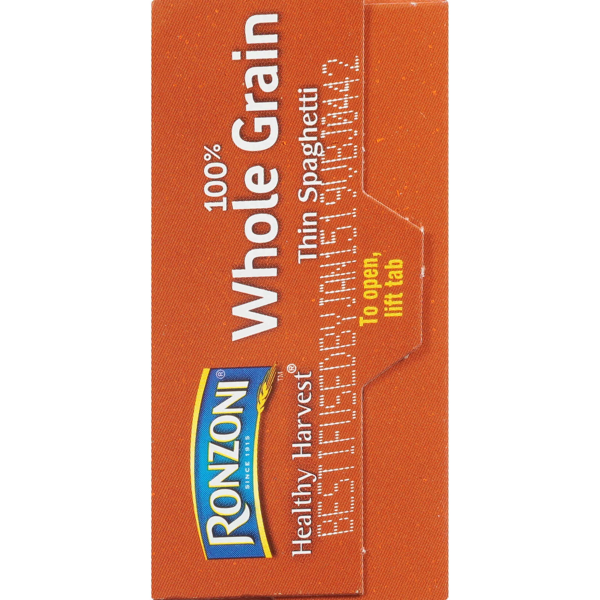 slide 3 of 8, Ronzoni Healthy Harvest 100 Whole Grain Thin Spaghetti, 16 oz