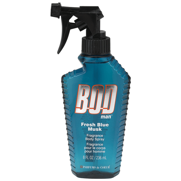 slide 1 of 1, BOD Man Fresh Blue Musk Body Spray, 8 fl oz