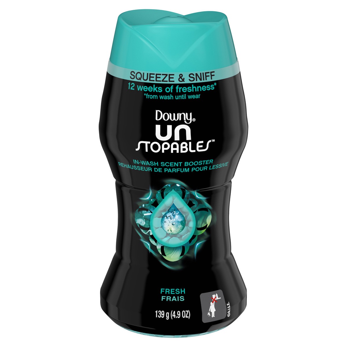 slide 1 of 6, Downy Unstopables Fresh In-Wash Scent Booster Beads Fabric Enhancers, 4.9 oz