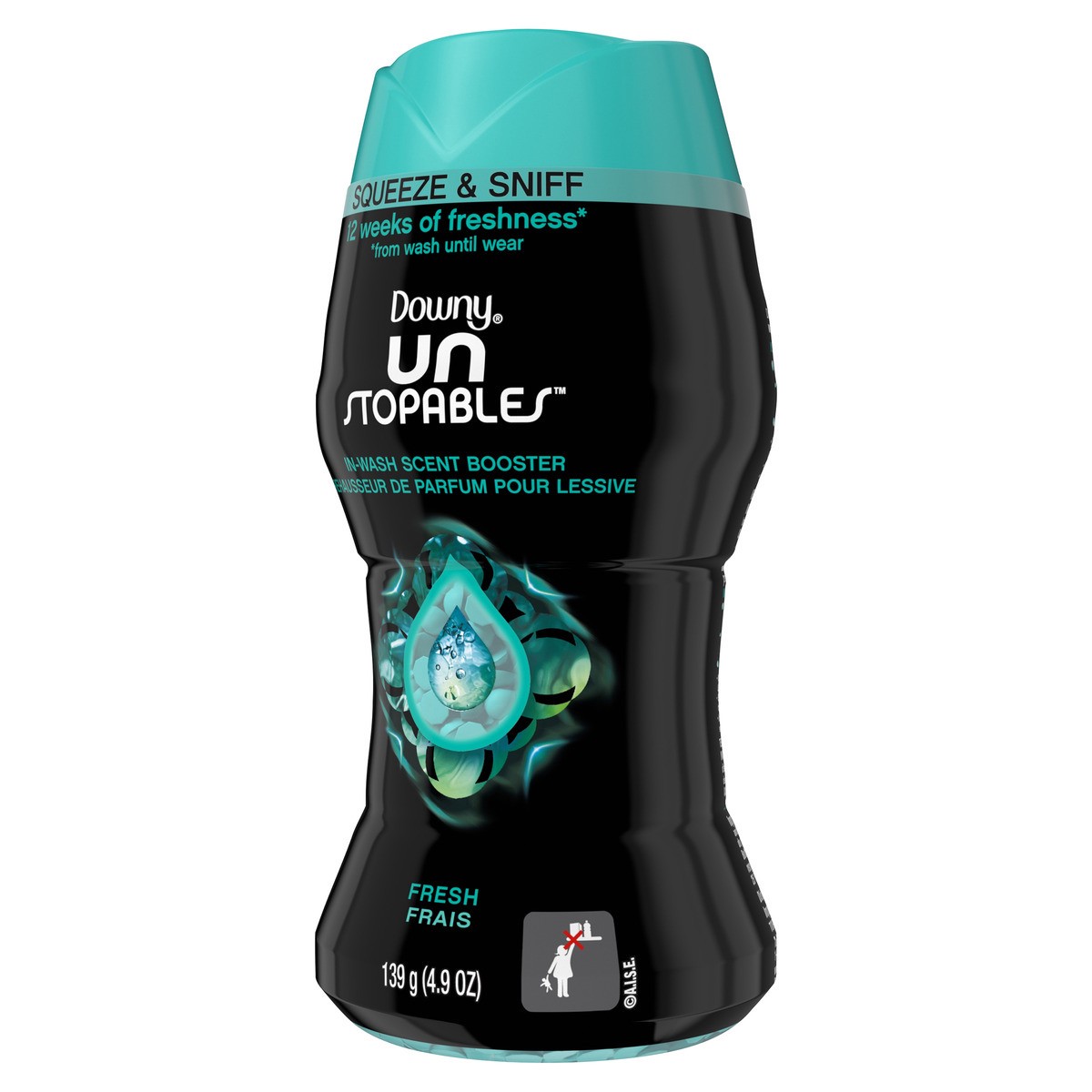 slide 6 of 6, Downy Unstopables Fresh In-Wash Scent Booster Beads Fabric Enhancers, 4.9 oz