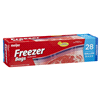 slide 2 of 29, Meijer Re-Closable Double Zipper Freezer Bags, Gallon, 28 ct