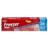 slide 18 of 29, Meijer Re-Closable Double Zipper Freezer Bags, Gallon, 28 ct