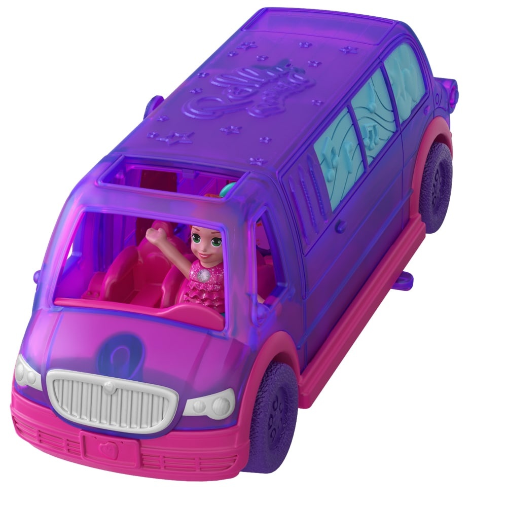 slide 1 of 1, Mattel Polly Pocket Pollyville Party Limo, 1 ct