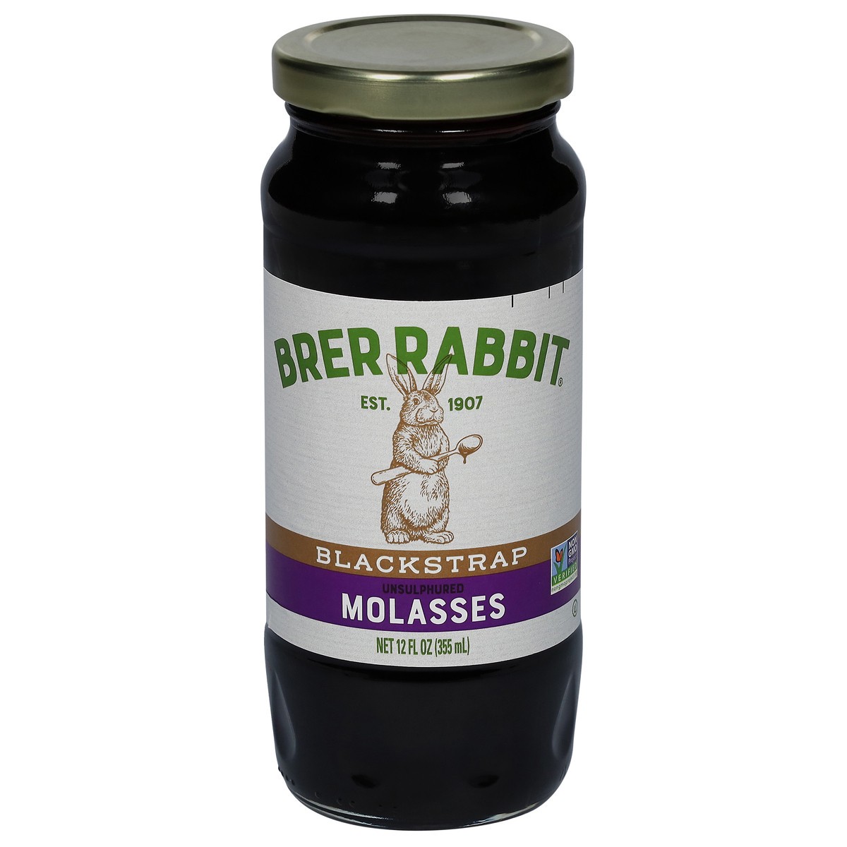 slide 1 of 9, Brer Rabbit Blackstrap Unsulphured Molasses 12 fl oz, 12 fl oz