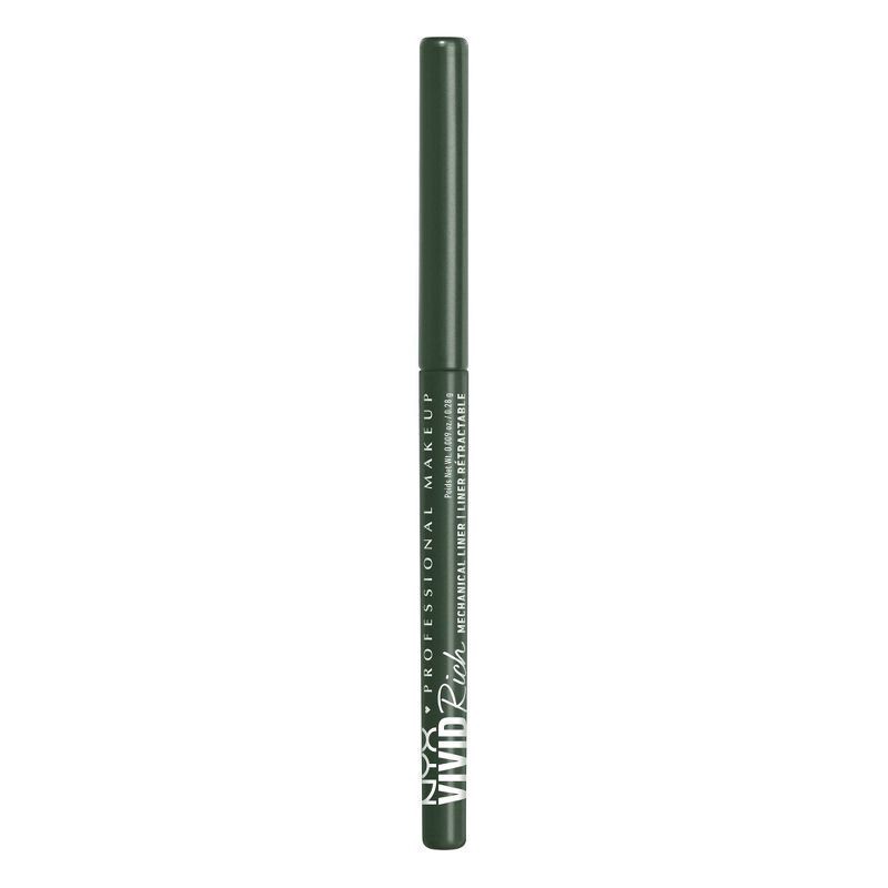 slide 2 of 9, NYX Professional Makeup Vivid Rich Mechanical Eye Pencil - 08 Emerald Empire - 0.05oz, 0.05 oz