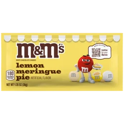 M&M's White Chocolate Lemon Meringue Pie Candy, 1.35 oz Bag