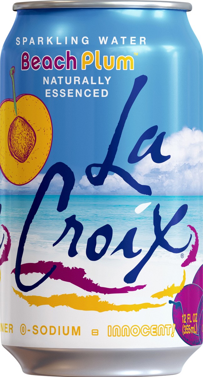 slide 6 of 6, La Croix Sparklng Water Plum Single Can - 12 oz, 