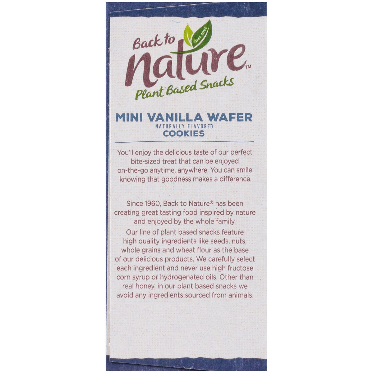 slide 4 of 9, Back to Nature™ Mini Vanilla Wafer Cookies 6-1.12 oz. Pouches, 6.72 oz