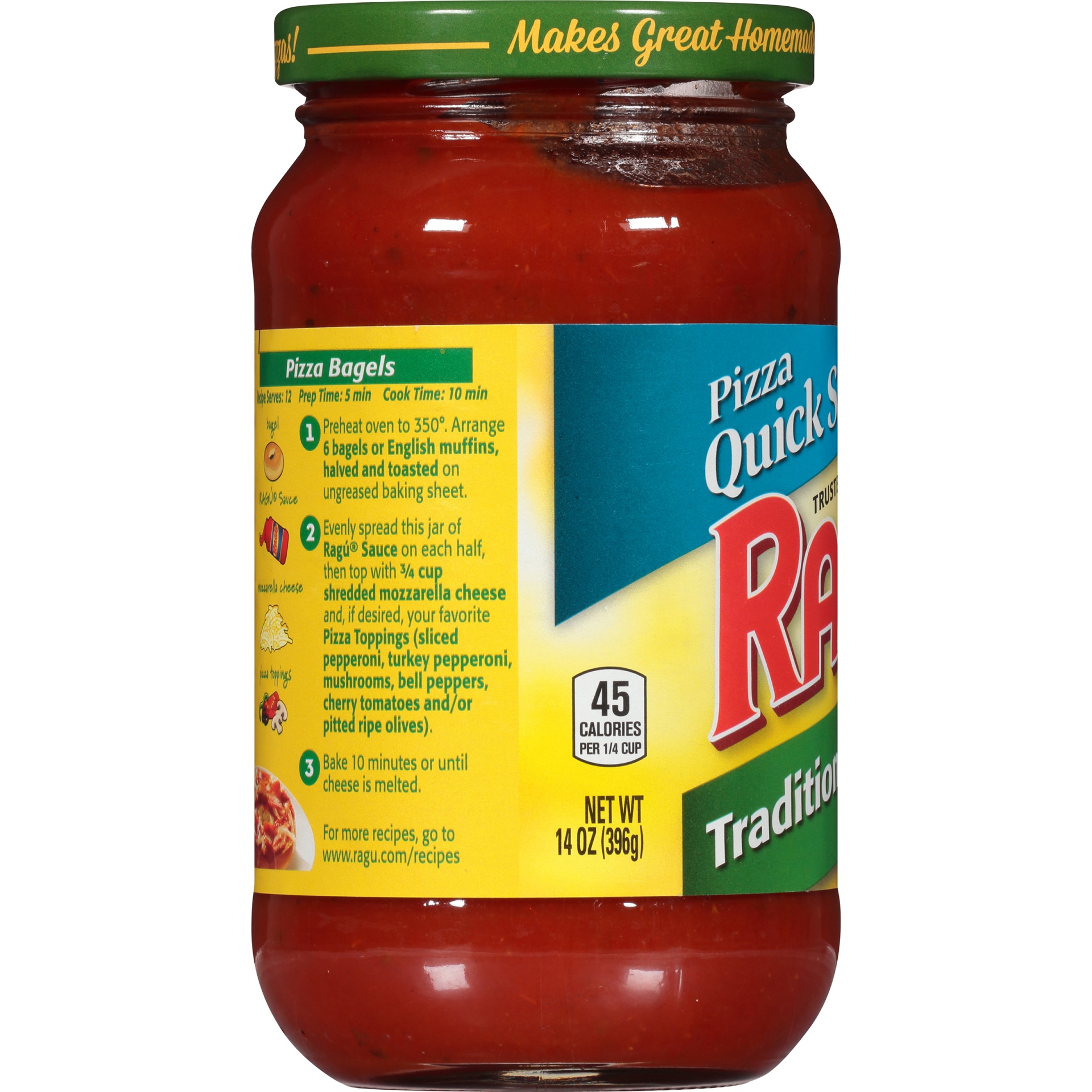 Ragu Pizza Quick Traditional Snack Sauce 14 oz | Shipt