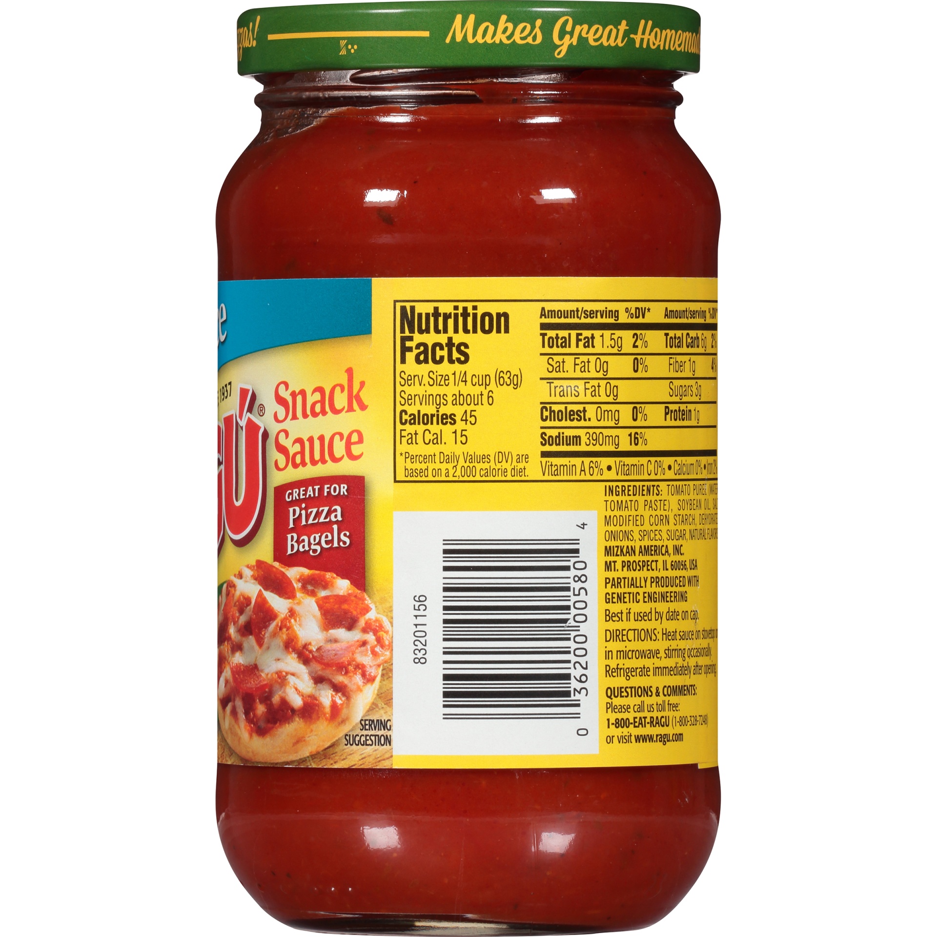 Ragu Pizza Quick Traditional Snack Sauce 14 oz | Shipt