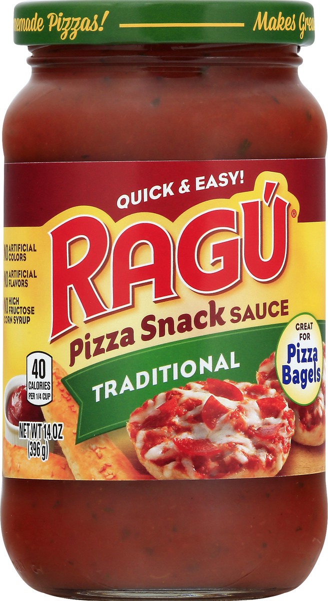 slide 6 of 9, Ragu Pizza Snack Traditional Sauce 14 oz, 14 oz