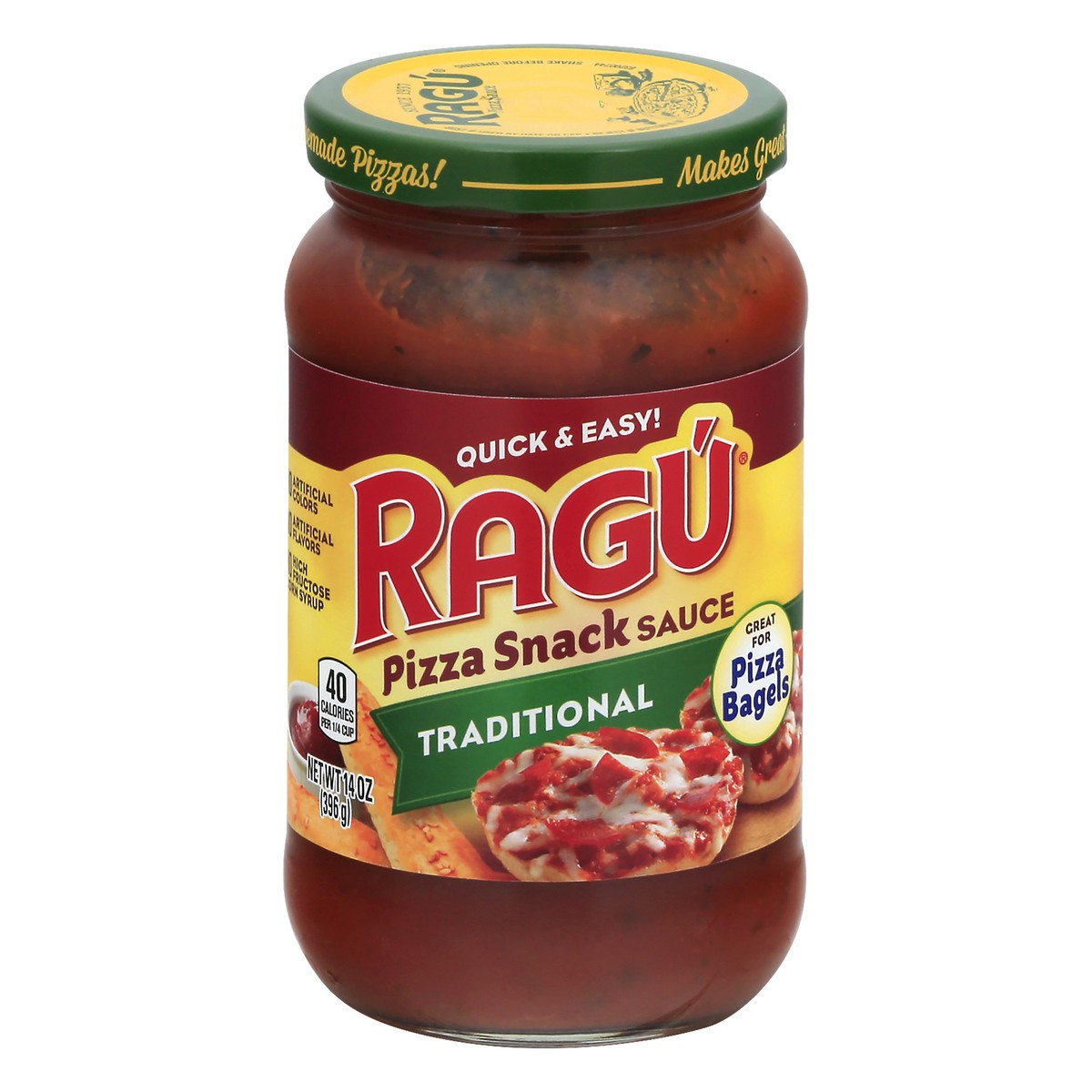 slide 1 of 9, Ragu Pizza Snack Traditional Sauce 14 oz, 14 oz