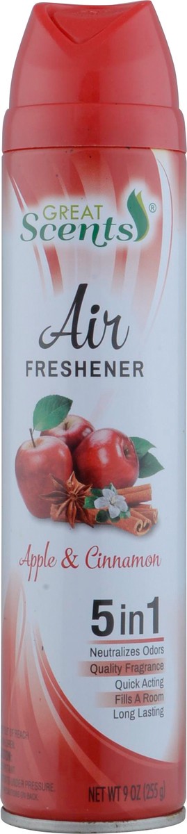 slide 5 of 12, Great Scents 5 in 1 Apple & Cinnamon Air Freshener 9 oz, 9 oz