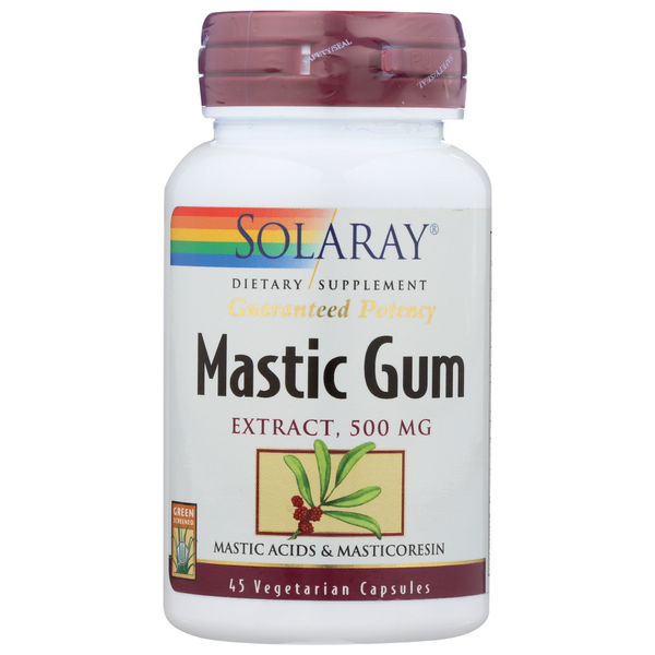 slide 1 of 1, Solaray Mastic Gum Extract 500Mg, 1 ct