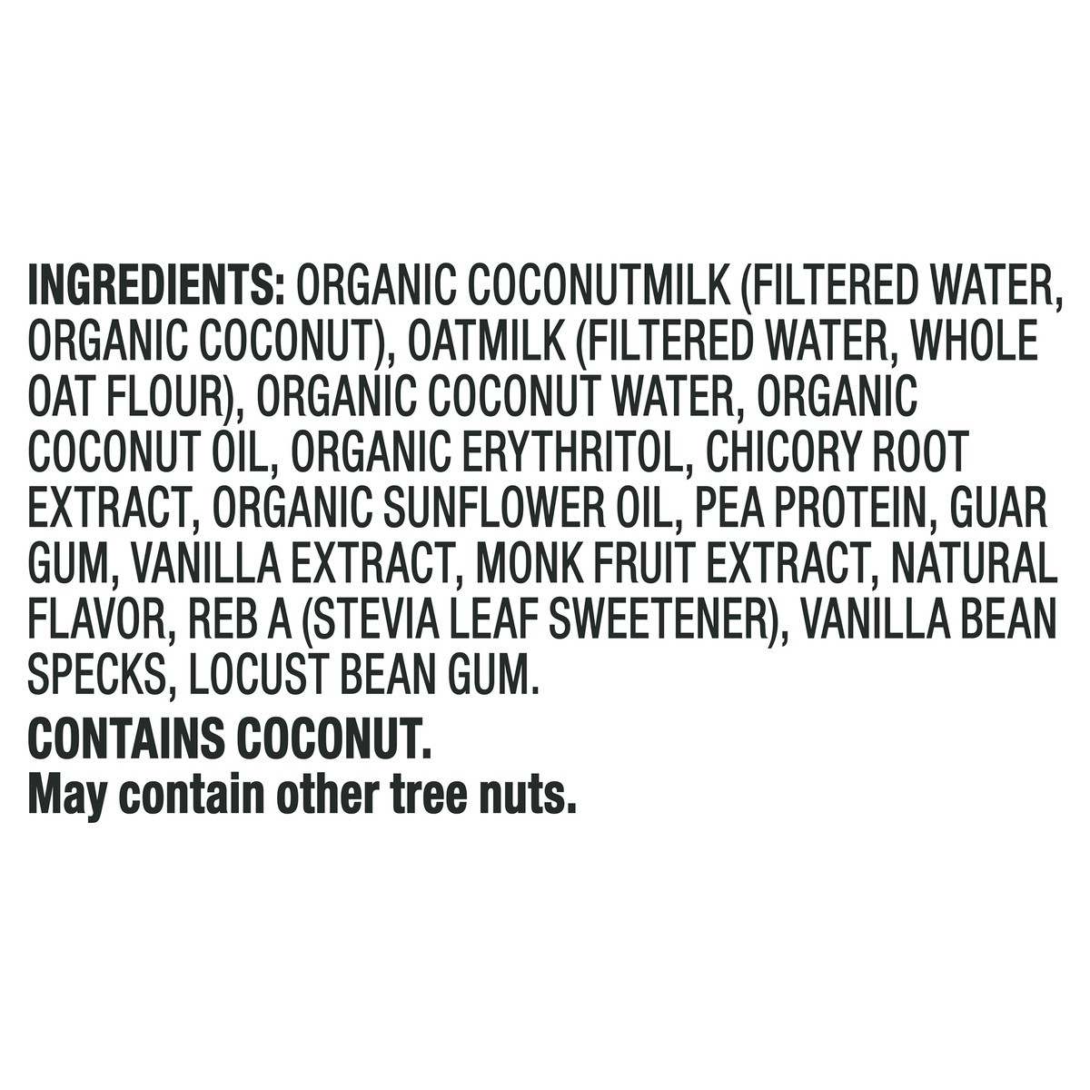 slide 4 of 14, So Delicious ZERO Added Sugar Coconut Milk Frozen Dessert, Coconut Vanilla Bean, Dairy Free, Vegan, Non-GMO, Kosher, 1 Pint Container, 1 pint