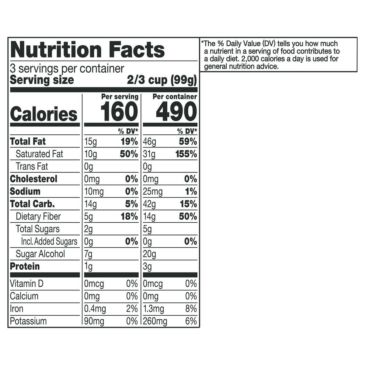 slide 10 of 14, So Delicious ZERO Added Sugar Coconut Milk Frozen Dessert, Coconut Vanilla Bean, Dairy Free, Vegan, Non-GMO, Kosher, 1 Pint Container, 1 pint