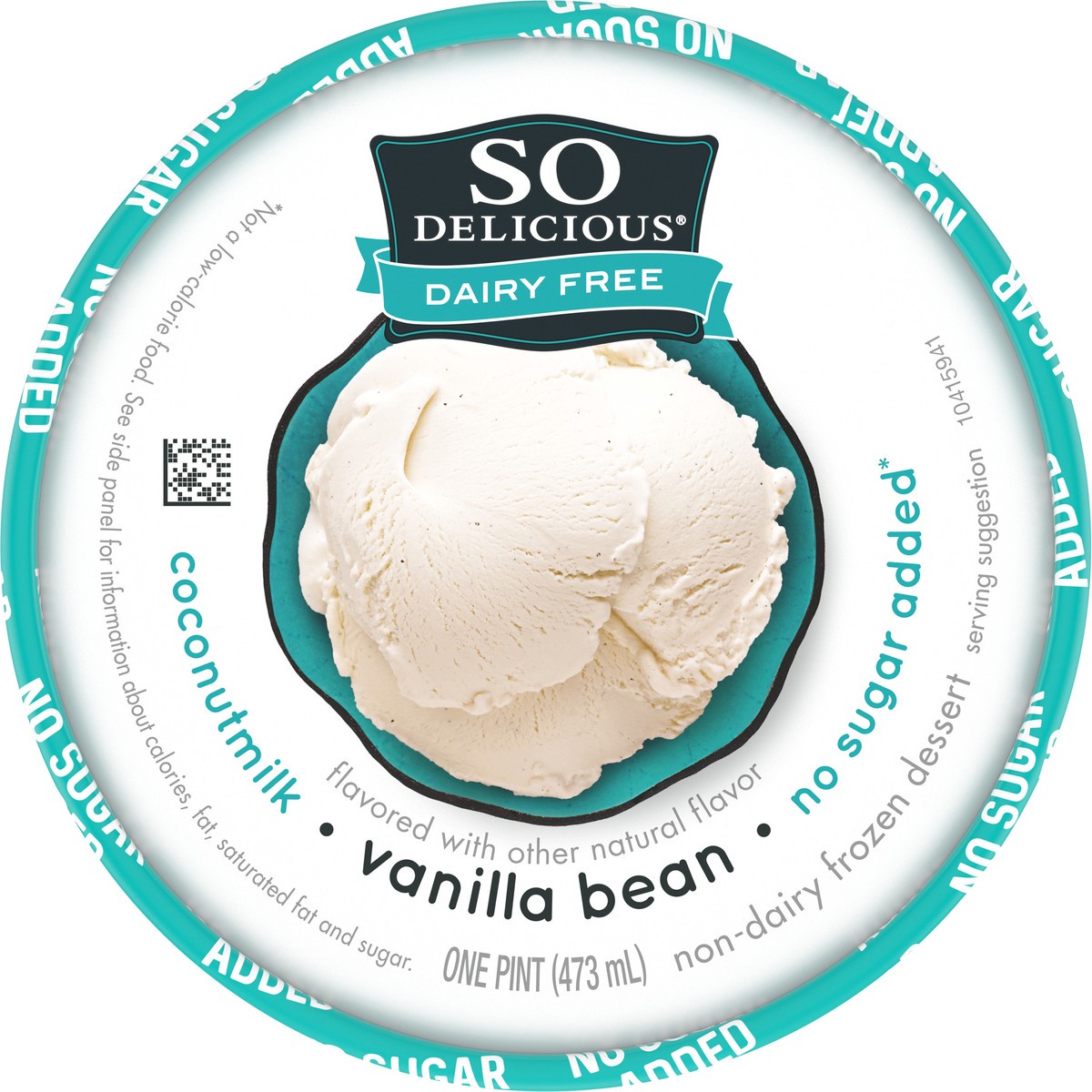 slide 6 of 14, So Delicious ZERO Added Sugar Coconut Milk Frozen Dessert, Coconut Vanilla Bean, Dairy Free, Vegan, Non-GMO, Kosher, 1 Pint Container, 1 pint
