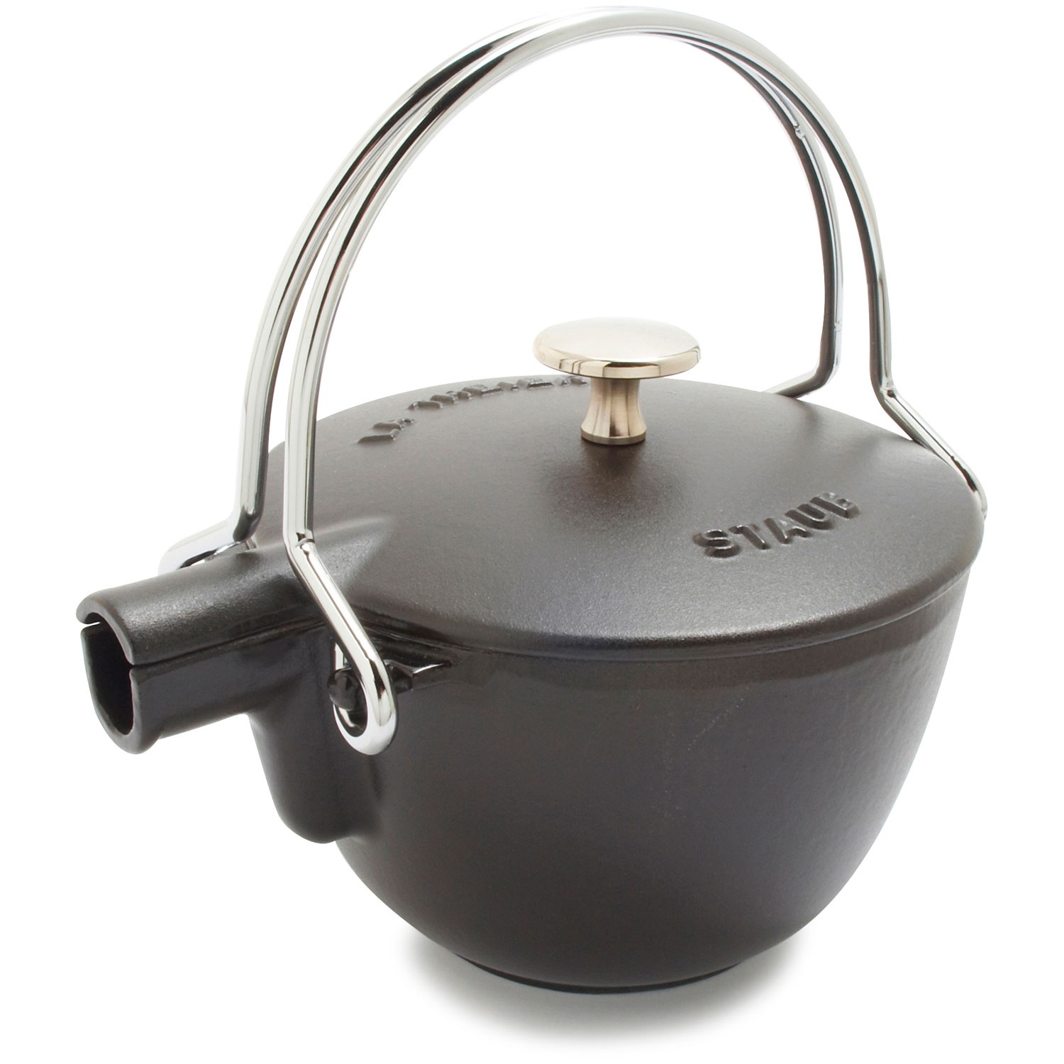 slide 1 of 1, STAUB Round Teapot, Black, 1 ct