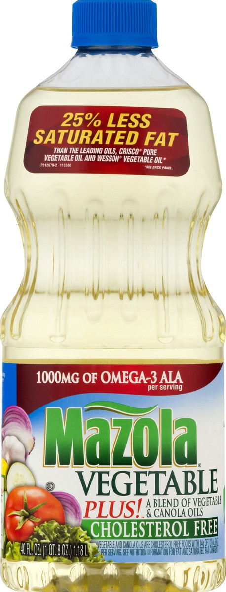 slide 9 of 9, Mazola Vegetable Oil, 40 ct