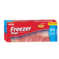 slide 11 of 13, Meijer Gallon Freezer Bags Mega Pack, 60 ct