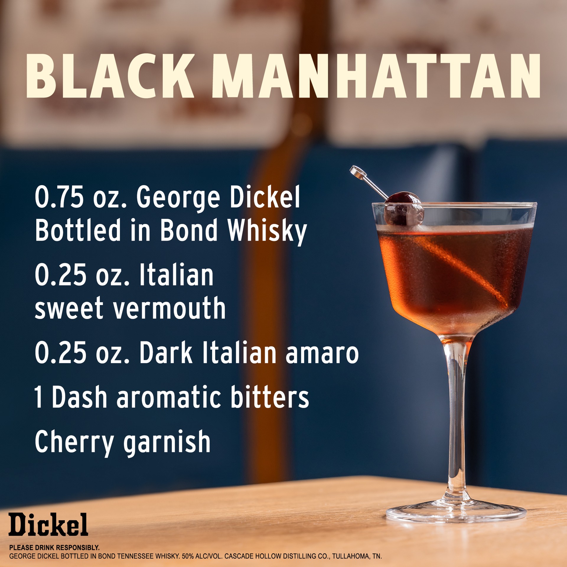 slide 5 of 8, George Dickel Bottled in Bond Tennessee Whisky, Distilling Season Spring 2011, Aged 12 Years, 750 mL, 750 ml