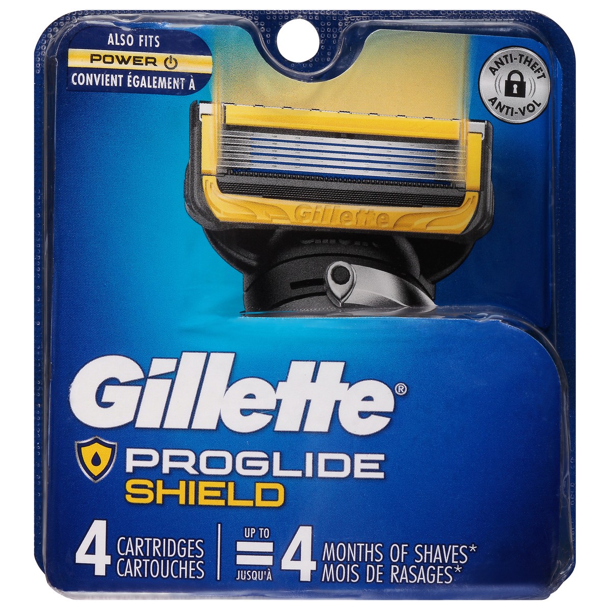 slide 1 of 10, Gillette ProGlide Shield Men's Razor Blade Refills - 4ct, 4 ct
