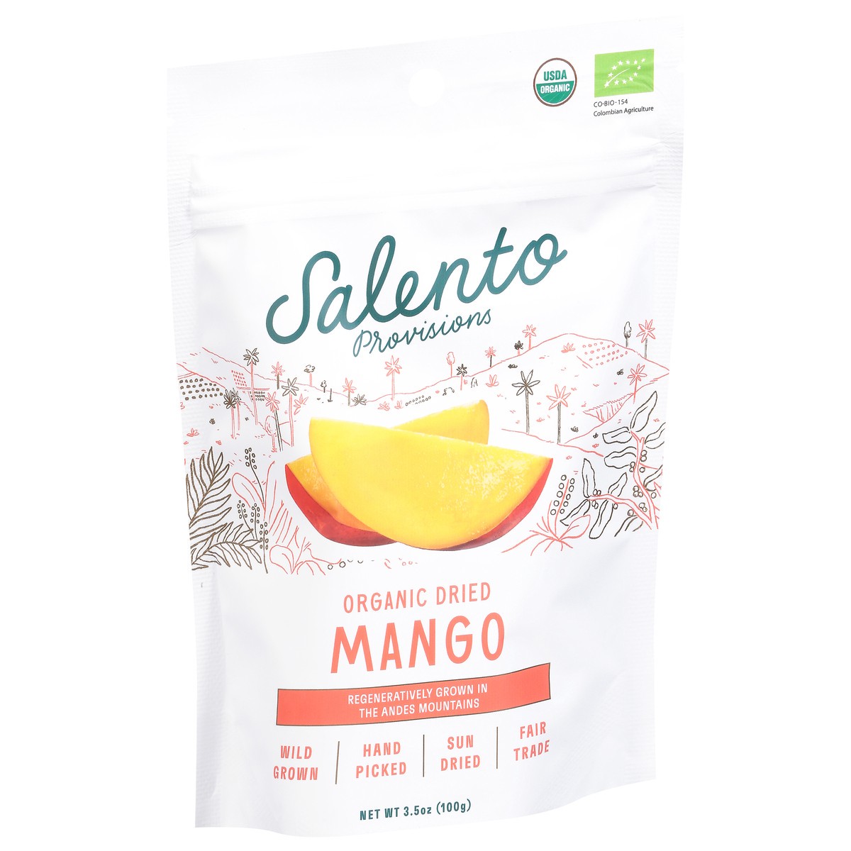 slide 9 of 14, Salento Provisions Dried Organic Mango 3.5 oz, 3.5 oz