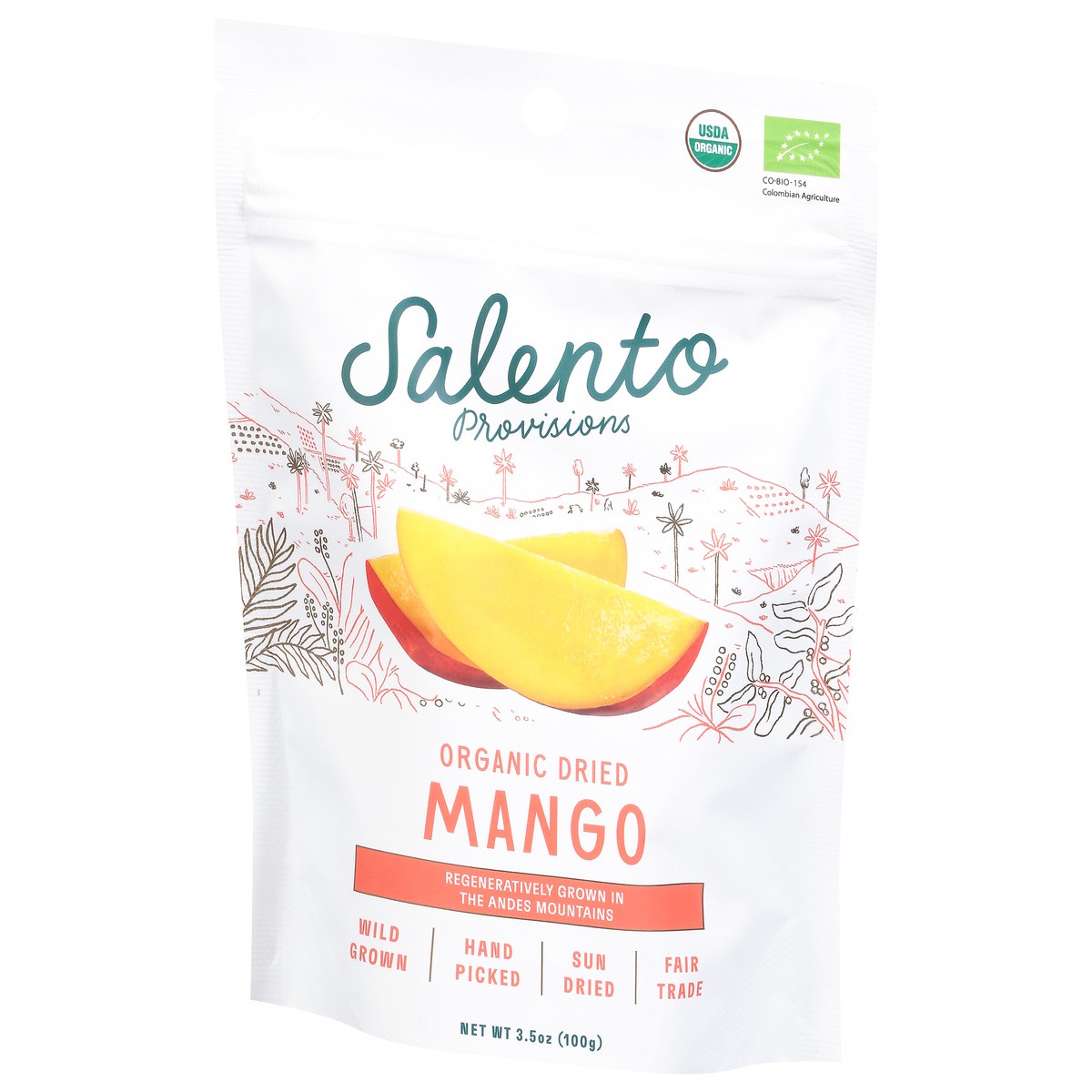 slide 7 of 14, Salento Provisions Dried Organic Mango 3.5 oz, 3.5 oz