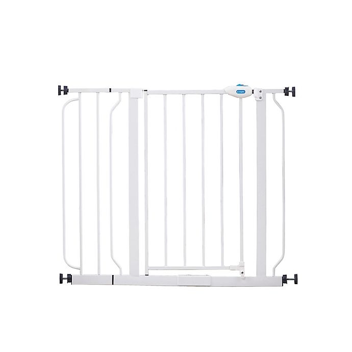 slide 1 of 6, Regalo Tension Mount Extra Wide Gate - White, 1 ct