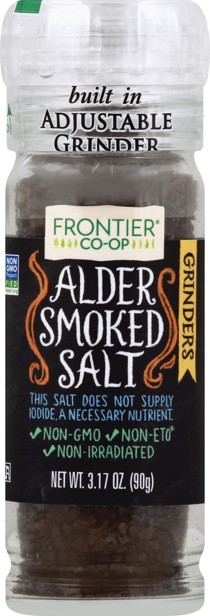 slide 6 of 7, Frontier Co-Op Alder Smoked Salt Grinder, 3.2 oz