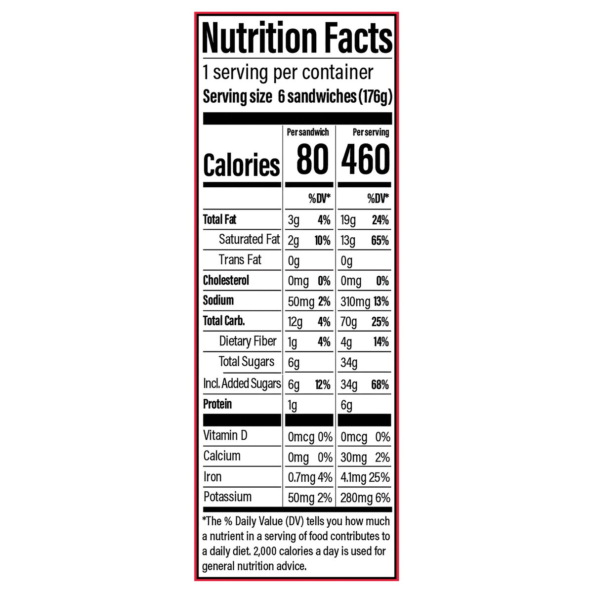 slide 9 of 12, Chloe's Mini Vanilla Cookie Sandwiches 6PK, 6 ct