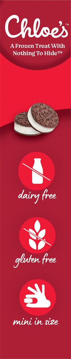 slide 4 of 12, Chloe's Mini Vanilla Cookie Sandwiches 6PK, 6 ct