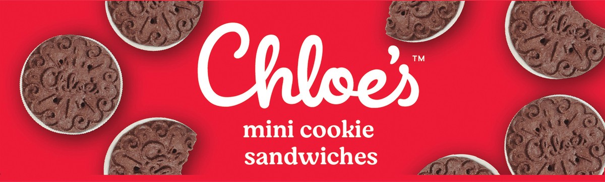 slide 3 of 12, Chloe's Mini Vanilla Cookie Sandwiches 6PK, 6 ct
