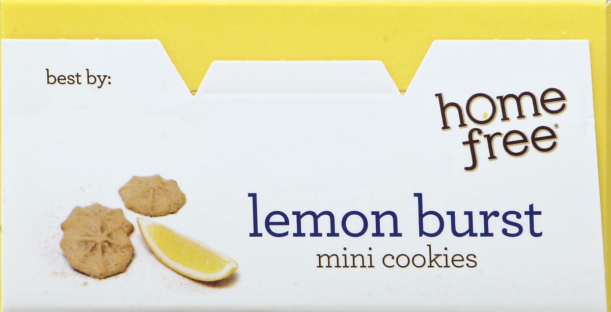 slide 2 of 5, Homefree Lemon Burst Mini Cookies 5 oz, 5 oz