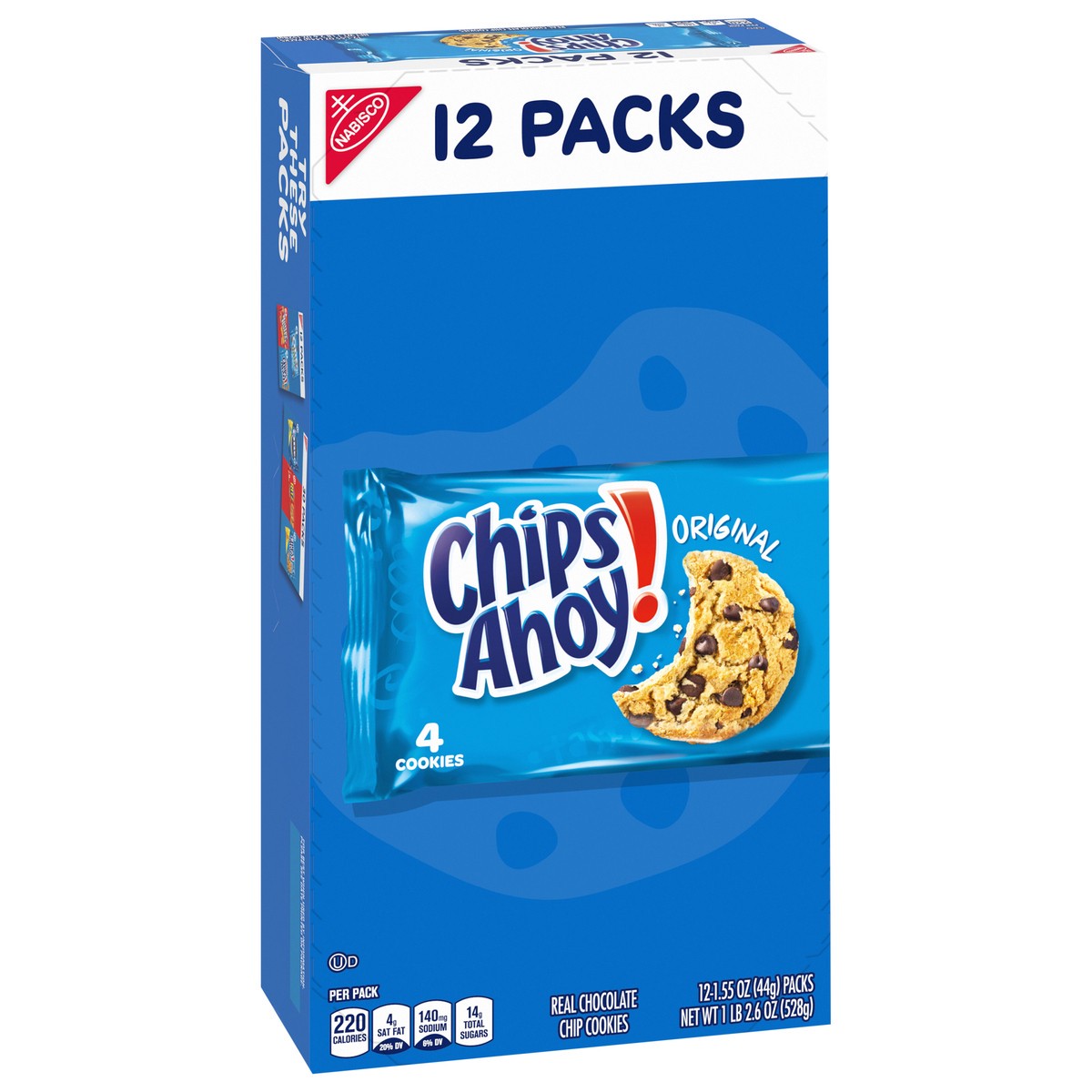 slide 4 of 9, Chips Ahoy! Single Serve 12Ct, 18.6 oz