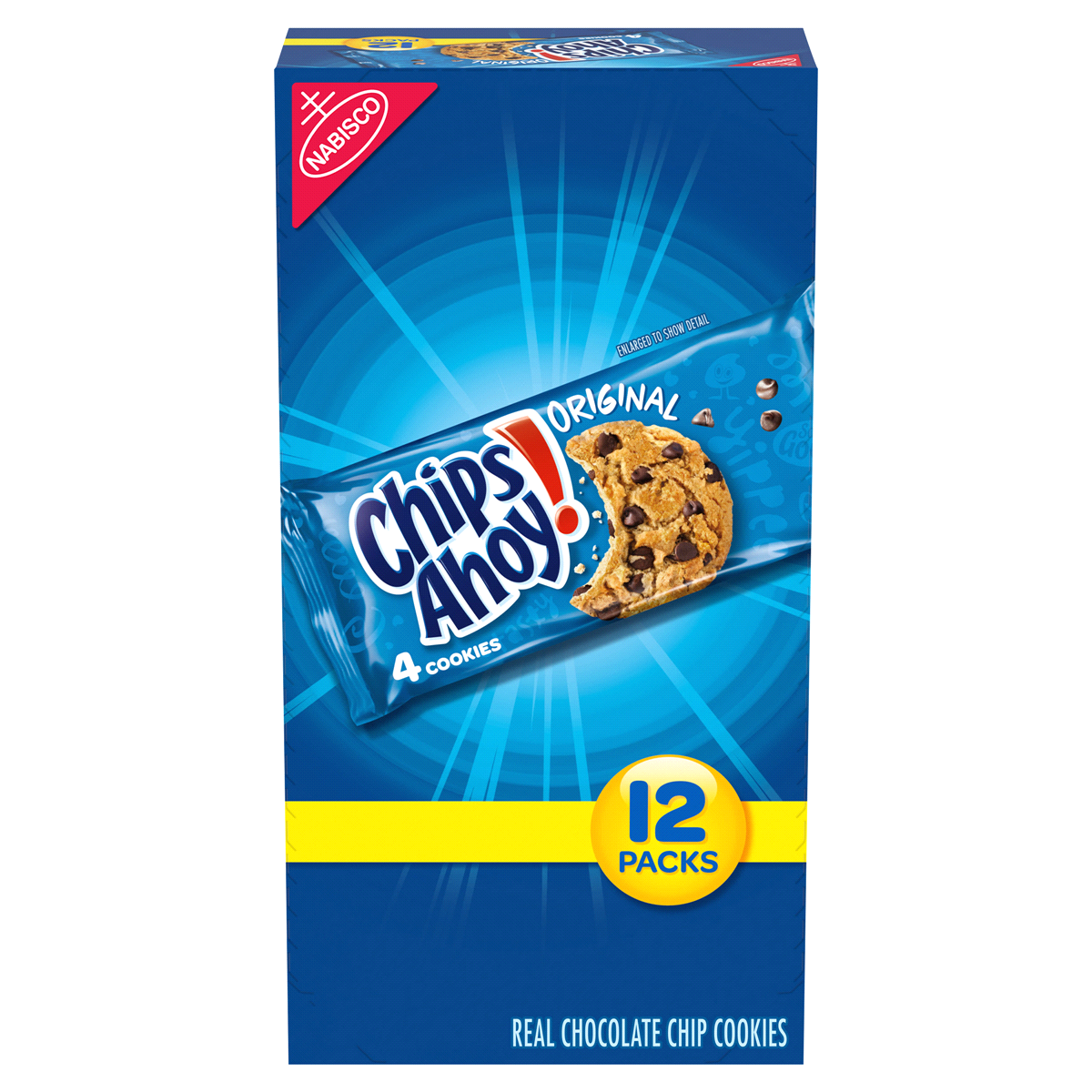 slide 1 of 9, Chips Ahoy! Chocolate Chip Cookies Single Serve Tray, 12 ct; 1.55 oz