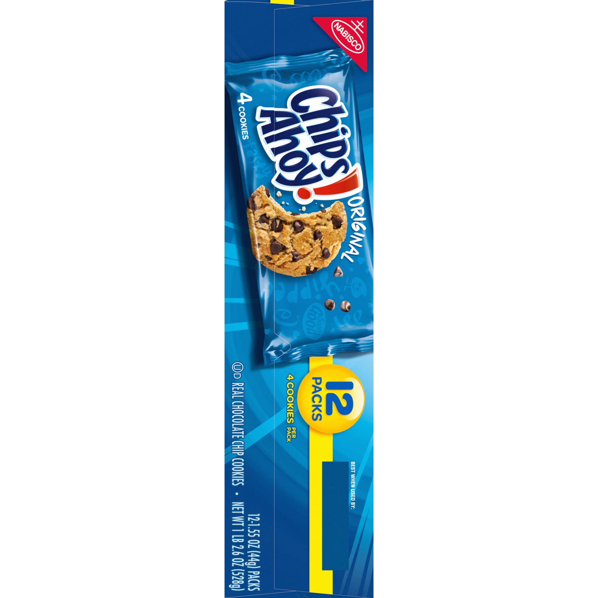 slide 5 of 9, Chips Ahoy! Chocolate Chip Cookies Single Serve Tray, 12 ct; 1.55 oz