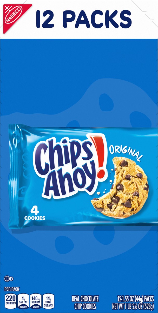 slide 7 of 9, Chips Ahoy! Single Serve 12Ct, 18.6 oz