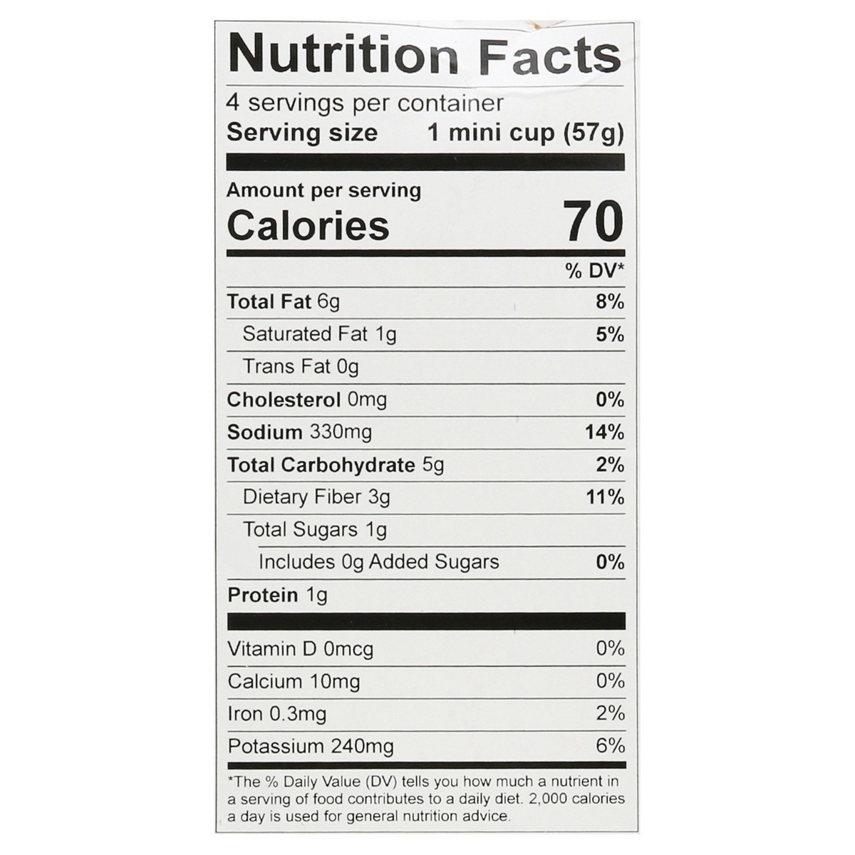 slide 7 of 14, ¡Yo Quiero! Chunky Medium Guacamole 4 - 2 oz Mini Cups, 4 ct