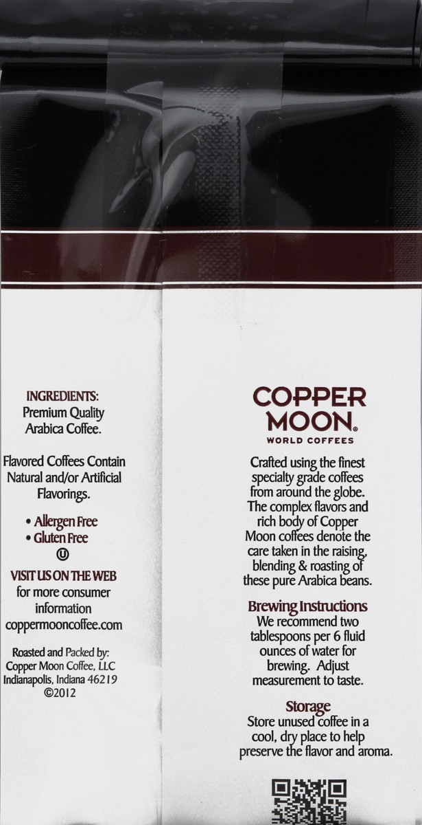 slide 5 of 5, Copper Moon Coffee Tropical Coconut Ground, Medium Roast, 12 oz