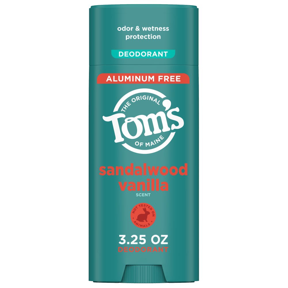 slide 3 of 6, Tom's of Maine Tom''s of Maine Sandalwood Vanilla Natural Deodorant for Men and Women, Aluminum Free, 3.25 Oz., 3.25 oz