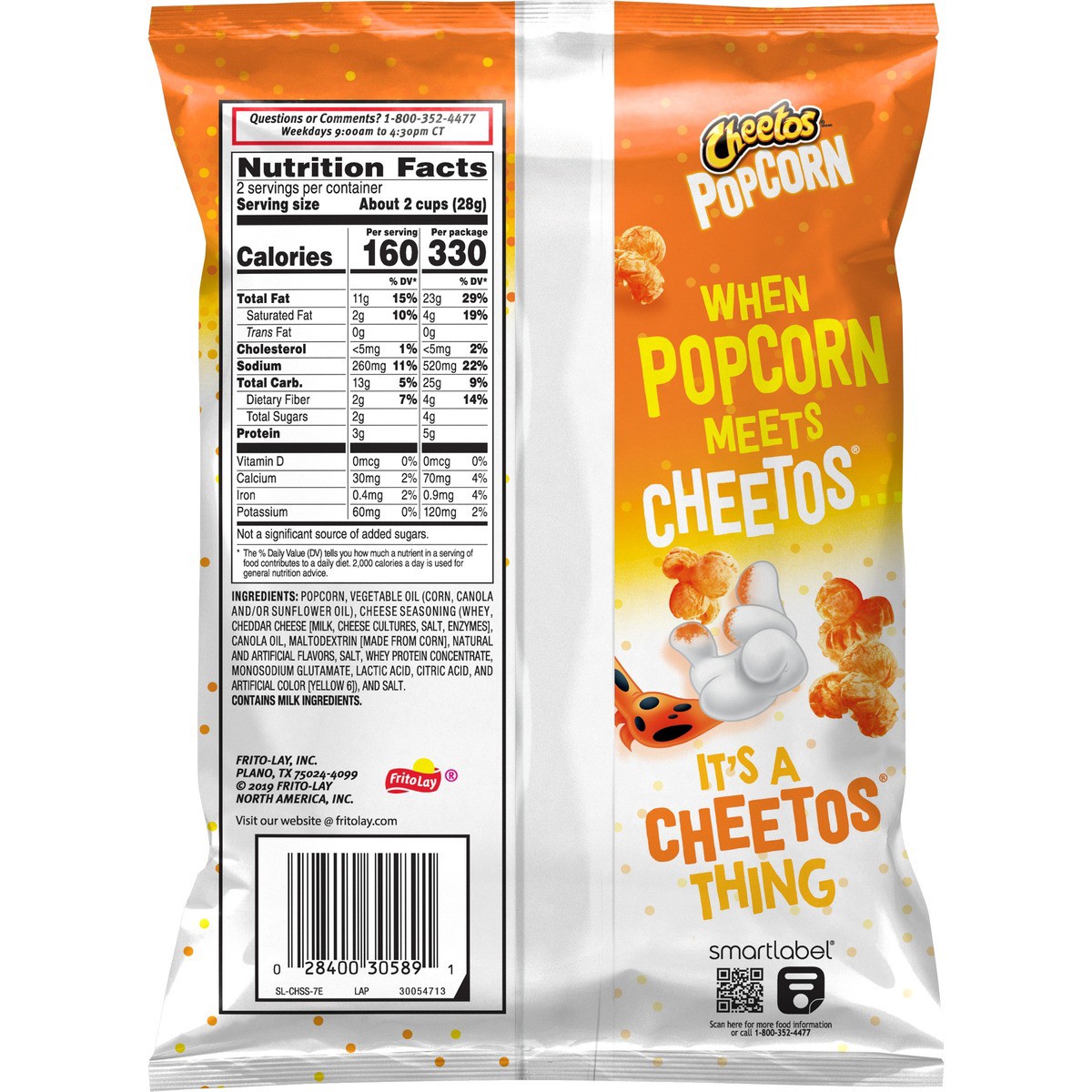 slide 3 of 3, Cheetos Cheese Flavored Snacks, 1 ct