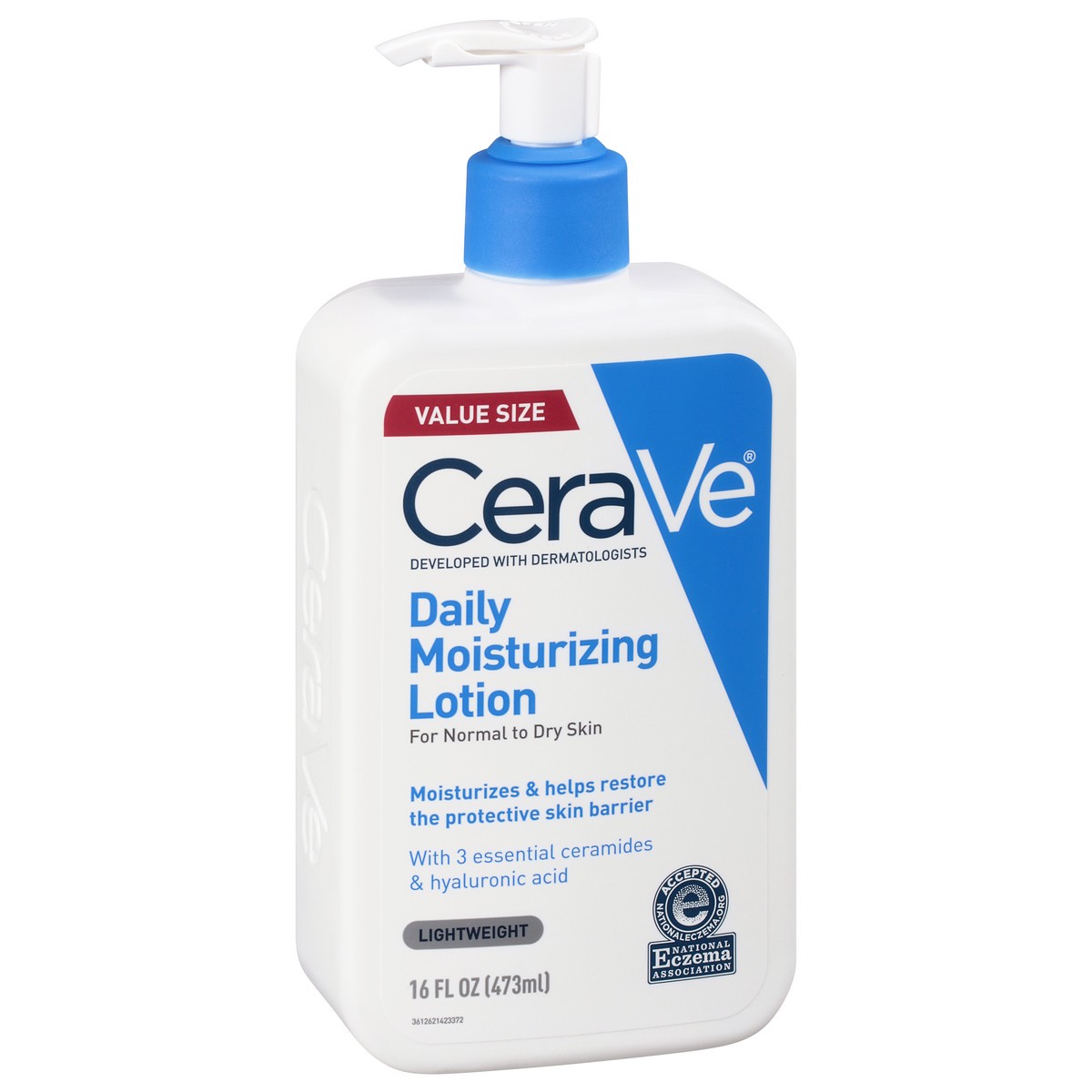 slide 7 of 9, CeraVe Value Size Lightweight Daily Moisturizing Lotion Value Size. 16 fl oz, 16 fl oz